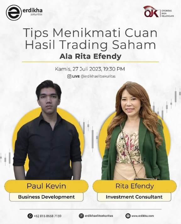 Tips Menikmati Cuan Hasil Trading Saham Ala Rita Efendy